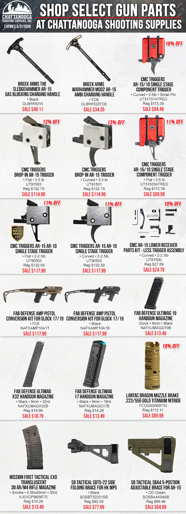 Shop Select Gun Parts